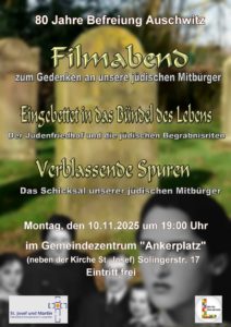 Langenfeld Veranstaltung 80 Jahre Befreiung Auschwitz